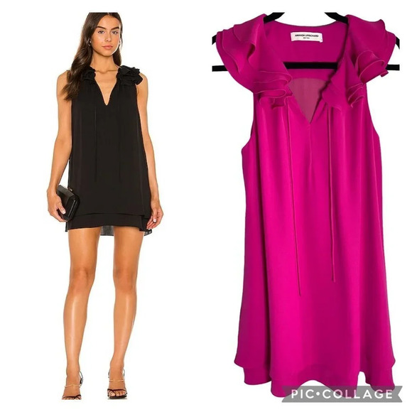 Amanda Uprichard Dresses & Skirts - Amanda Uprichard Belle Dress Hot Pink-sz Small